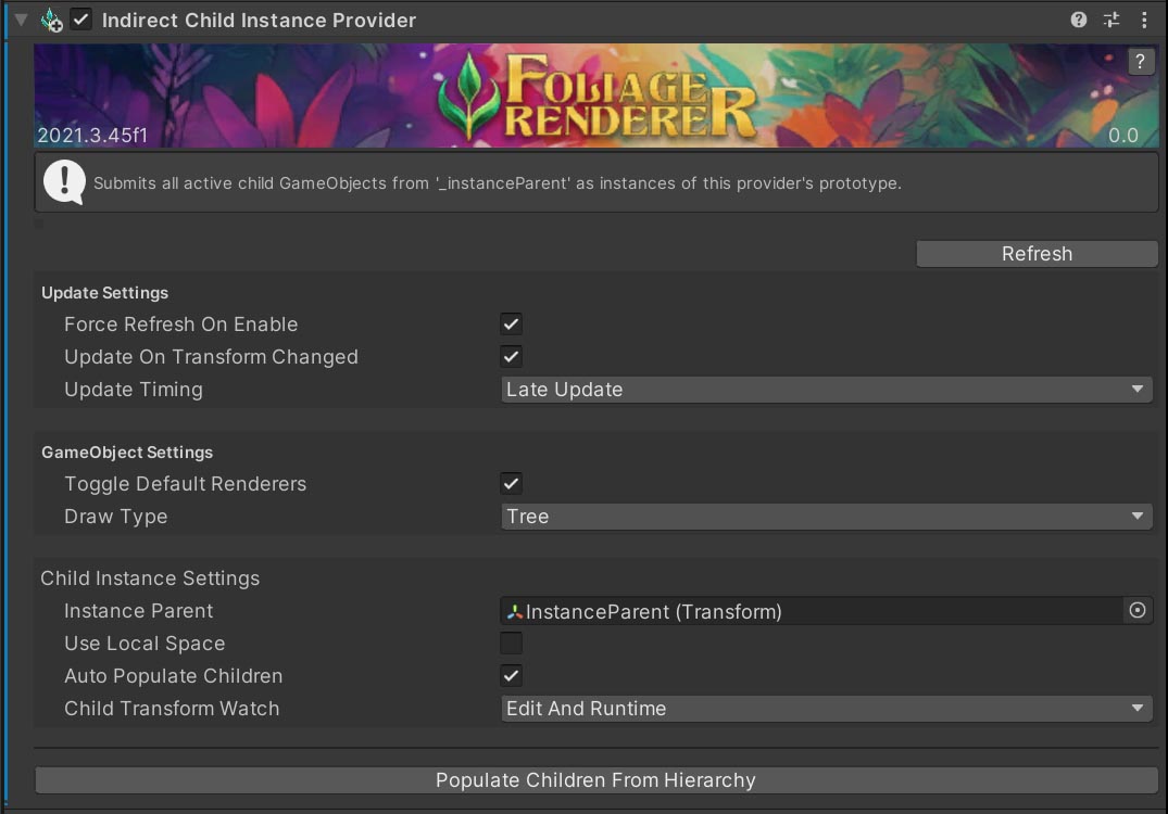 DICEWRENCH DESIGNS | Foliage Renderer Object Module